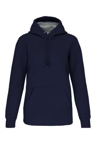 Kariban KA443 unisex kapucnis pulóver - navy szín