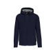 Kariban KA444 unisex cipzáros kapucnis pulóver - navy szín