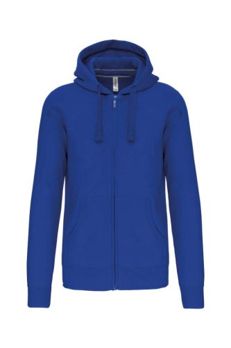 Kariban KA454 férfi cipzáros kapucnis pulóver - light royal blue szín