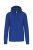 Kariban KA454 férfi cipzáros kapucnis pulóver - light royal blue szín