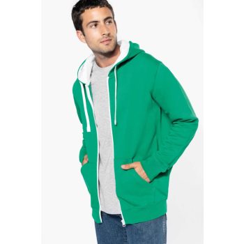 Kariban KA466 kontrasztos férfi kapucnis felső