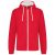 Kariban KA466 kontrasztos férfi kapucnis felső - red/white szín