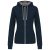 Kariban KA467 kontrasztos női kapucnis felső - navy/fine grey szín