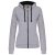 Kariban KA467 kontrasztos női kapucnis felső - Oxford grey/navy szín