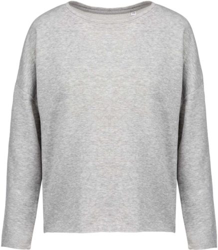 Kariban KA471 női oversized pulóver - light grey heather szín