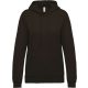 Kariban KA473 női kapucnis felső - dark grey szín
