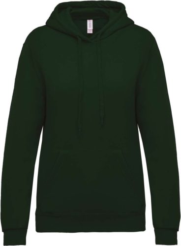 Kariban KA473 női kapucnis felső - forest green szín