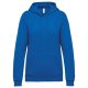 Kariban KA473 női kapucnis felső - light royal blue szín