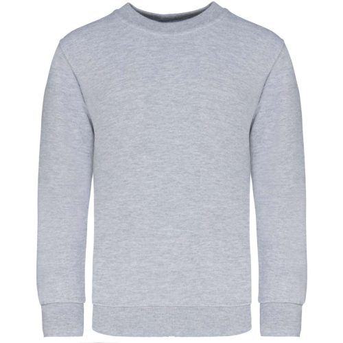 Kariban KA475 gyerek kereknyakú pulóver - Oxford grey szín