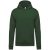 Kariban KA477 kapucnis gyerek pulóver - forest green szín