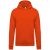 Kariban KA477 kapucnis gyerek pulóver - orange szín