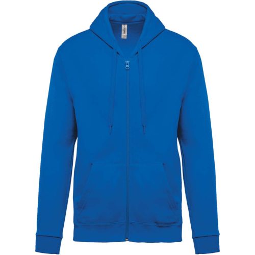 Kariban KA479 cipzáros kapucnis unisex felső - light royal blue szín