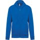 Kariban KA479 cipzáros kapucnis unisex felső - light royal blue szín
