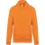 Kariban KA479 cipzáros kapucnis unisex felső - orange szín