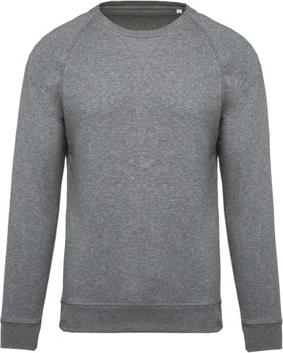 Kariban KA480 organikus anyagú férfi pulóver - grey heather szín