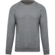 Kariban KA480 organikus anyagú férfi pulóver - grey heather szín