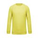 Kariban KA480 organikus anyagú férfi pulóver - lemon yellow szín