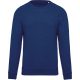 Kariban KA480 organikus anyagú férfi pulóver - ocean blue heather szín