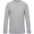 Kariban KA480 organikus anyagú férfi pulóver - snow grey szín