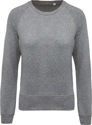 Kariban KA481 organikus anyagú női pulóver - grey heather szín