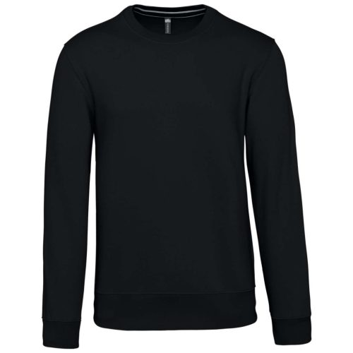 Kariban KA488 környakú férfi pulóver - black szín