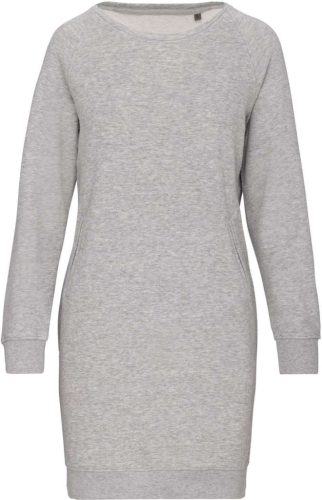 Kariban KA493 organikus anyagú női ruha - light grey heather szín