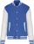 Kariban KA497 Teddy unisex kontrasztos felső - light royal blue/white szín