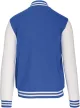 Kariban KA497 Teddy unisex kontrasztos felső - light royal blue/white szín