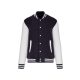 Kariban KA497 Teddy unisex kontrasztos felső - navy/white szín