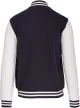 Kariban KA497 Teddy unisex kontrasztos felső - navy/white szín