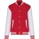 Kariban KA498 Teddy gyerek pulóver - red/white szín