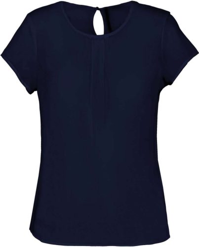 Kariban KA5002 női rövid ujjú blúz - deep sea blue szín