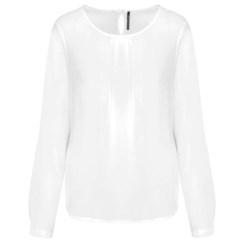 Kariban KA5003 női hosszú ujjú blúz - off white szín