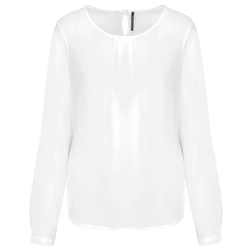 Kariban KA5003 női hosszú ujjú blúz - off white szín