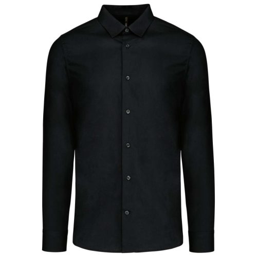 Kariban KA513 hosszú ujjú férfi ing - black szín