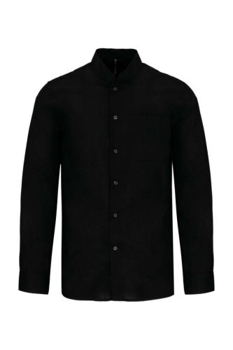 Kariban KA515 férfi hosszú ujjú ing - black szín