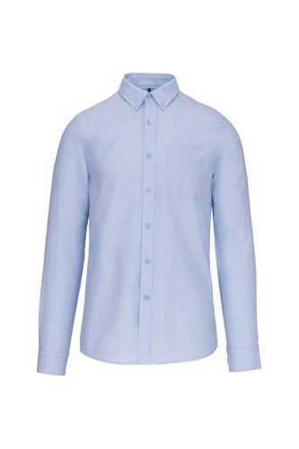 Kariban KA516 férfi hosszú ujjú ing - Oxford blue szín