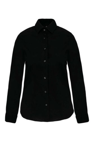 Kariban KA530 női hosszú ujjú ing - black szín