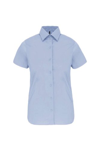 Kariban KA532 női rövid ujjú ing - light blue szín