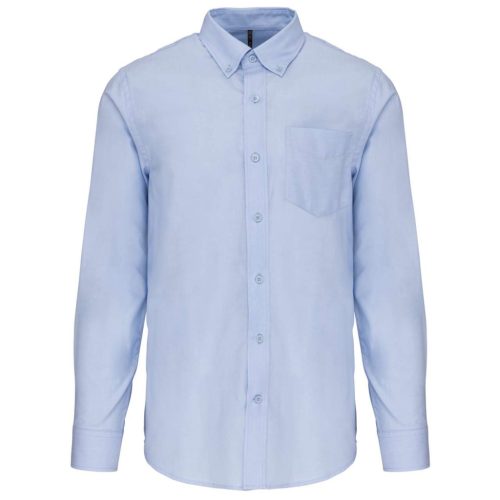 Kariban KA533 férfi hosszú ujjú ing - Oxford blue szín