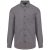 Kariban KA533 férfi hosszú ujjú ing - Oxford silver szín