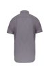 Kariban KA535 rövid ujjú férfi ing - Oxford silver szín