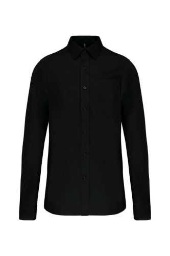 Kariban KA541 férfi hosszú ujjú ing - black szín