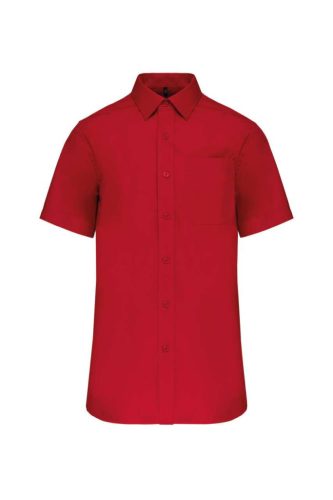 Kariban KA543 férfi rövid ujjú ing - classic red szín