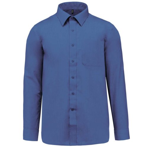 Kariban KA545 férfi hosszú ujjú ing - cobalt blue szín