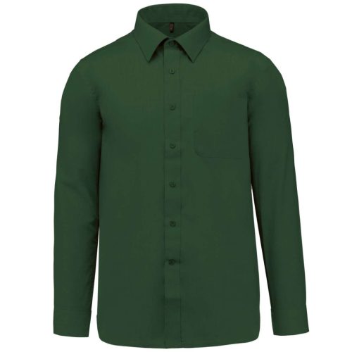 Kariban KA545 férfi hosszú ujjú ing - forest green szín