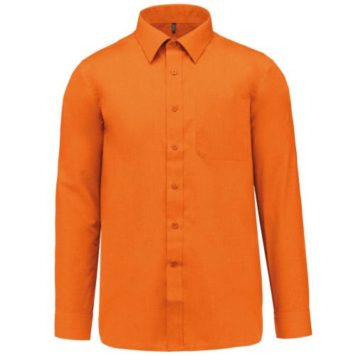 Kariban KA545 férfi hosszú ujjú ing - orange szín