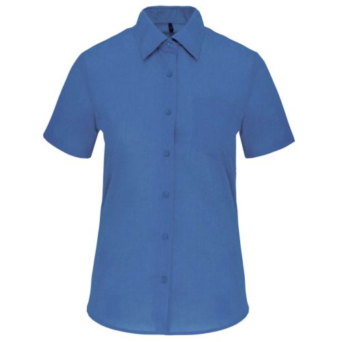 Kariban KA548 Judith női rövid ujjú ing - cobalt blue szín