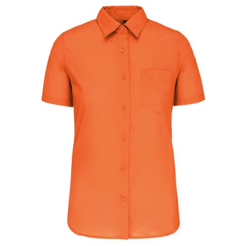 Kariban KA548 Judith női rövid ujjú ing - orange szín
