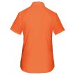 Kariban KA548 Judith női rövid ujjú ing - orange szín